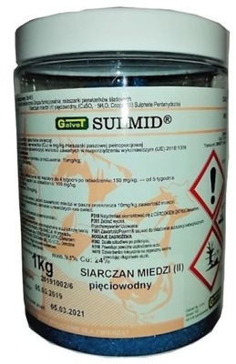 SULMID SIARCZAN MIEDZI 1kg- schorzenia racic kopyt