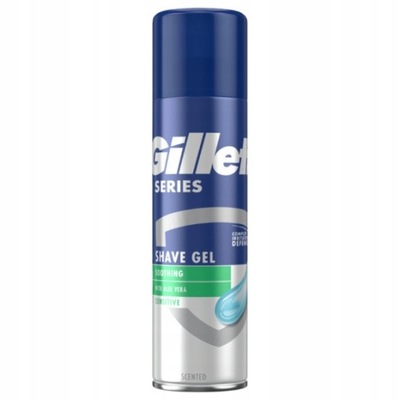 Gillette Sensitive 200 ml żel do golenia wrażliwa