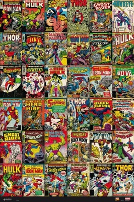 Marvel Comics Komiksy Okładki - plakat 61x91,5 cm