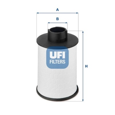 FILTRO COMBUSTIBLES UFI 60.H2O.00  