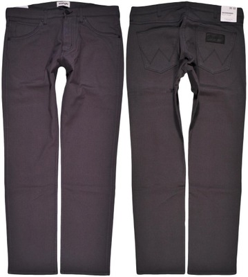 WRANGLER spodnie STRAIGH regular grey GREENSBORO _ W46 L34