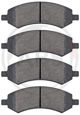 A.B.S. 37861 SET PADS HAMULCOWYCH, BRAKES  