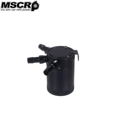 MSCRP NEW RACING BAFFLED 3-PORT 2-PORT OIL CATCH CAN / TANK / AIR-OI~45821