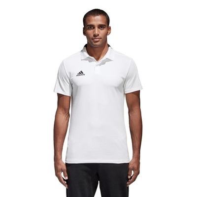 Koszulka Adidas Polo Condivo 18 CF4377 biały M