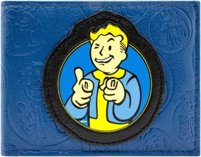 Fallout 4 Vault Boy Portfel Portmonetka Niebieski