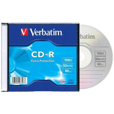 Płyta CD-R Slim 700MB x52 80 min Verbatim