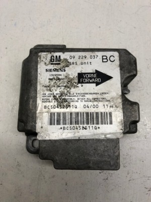 Модуль подушка безопасности opel оригинальный номер 09 229 037 фото №1