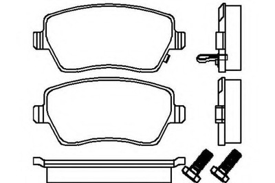 КОЛОДКИ HAM. ПЕРЕД SUZUKI SWIFT, NISSAN MICRA 2005-