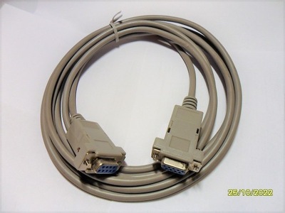 KABEL D-SUB 9 pin. gniazdo/gniazdo - 3 m