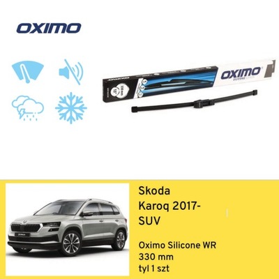 WIPER BLADE ON REAR FOR SKODA KAROQ SUV (2017-) OXIMO  