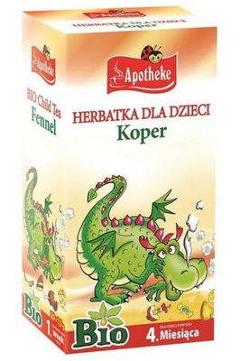 Apotheke Herbatka dla dzieci koper, 20 saszetek