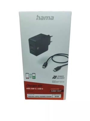 ŁADOWARKA SIECIOWA UNIWERSALNA HAMA POWER USB 18W