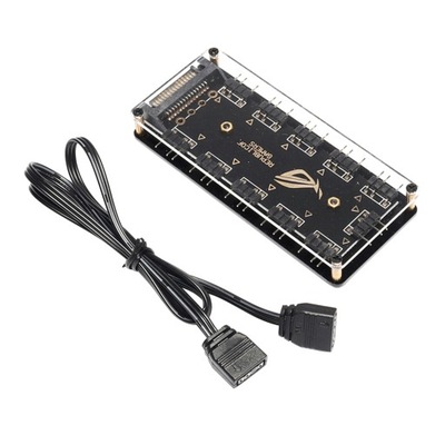 RGB LED SPLITTER HUB 10 WAY ARGB SPLITTER 3PIN 5V KONTROLER LED DLA MATKI