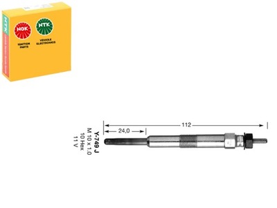 BOUGIE ZAROWA KIA CARENS 2,0CRDI 09- NGK - milautoparts-fr.ukrlive.com