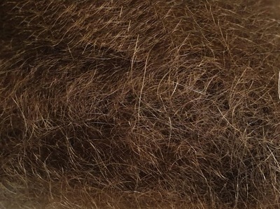 Angora Goat Dubbing No.2 - Brown