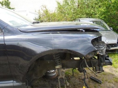 Vw touareg 7l крыло правый передний фото №1