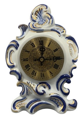 Piękny zegar GDR - porcelana