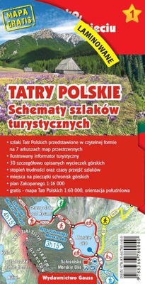 Tatry Polskie. Schematy szlaków turystycznych – la