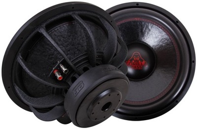 KICX Gorilla Bass E15 SUBWOOFER samochodowy 38cm 15 cali 1200W RMS 2x2 Ohm