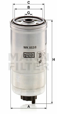 FILTRO COMBUSTIBLES WK 853/8  