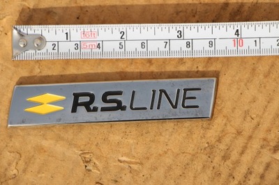 Renault captur ii clio v rs line эмблема надпись значок крышки багажника фото №1