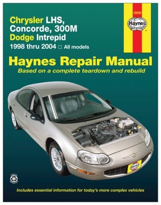 CHRYSLER LHS 300M CONCORDE DODGE INTREPID (1998-2004) MANUAL REPARACIÓN 24H  