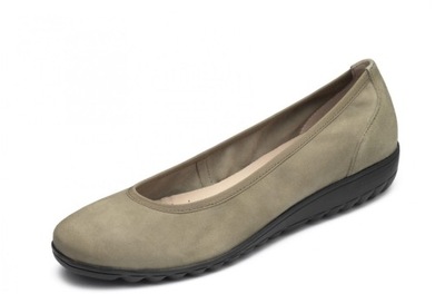 Caprice zielone khaki damskie buty baleriny 41