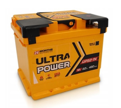 BATERÍA ULTRA POWER 52AH 480A UKRAINSKI POTENTE  