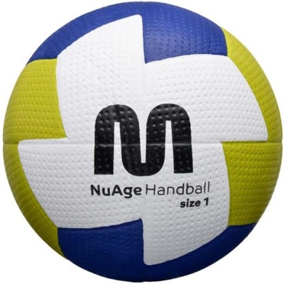 Piłka ręczna Meteor Nuage Junior 1 biało-żółto-gra