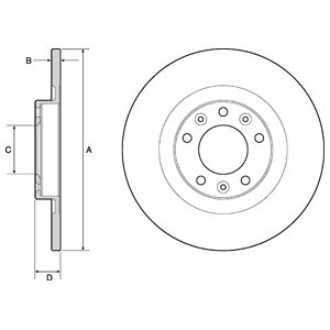 DISCOS DE FRENADO DELPHI BG4662C  