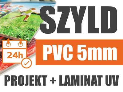 SZYLD / TABLICA REKLAMOWA 50x50cm PCV 5mm