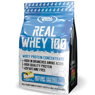 Real Pharm Real Whey 2000g Białko WPC Odżywka Białkowa Szejk białkowy