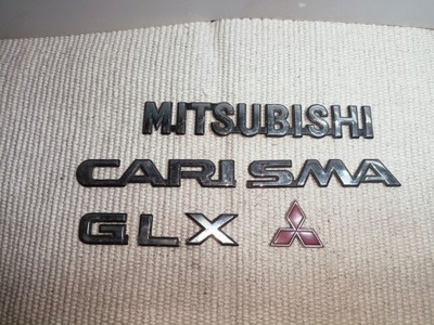 INSIGNIA LOGOTIPO EMBLEMA INSCRIPCIÓN MITSUBISHI CARISMA GLX  