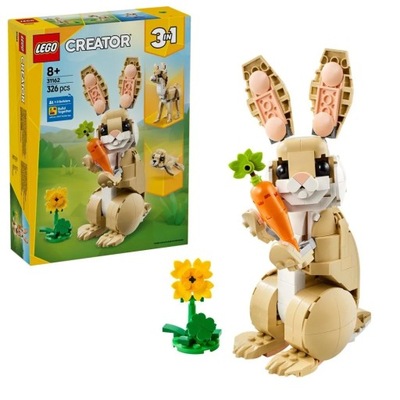 LEGO Creator 3 w 1 Uroczy króliczek 31162,