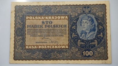 BANKNOT 100 sto MAREK POLSKICH 1919 N 316635