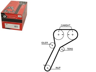 Ремінь розподільного валу ford ranger mazda bt-50 2.5d/3.0d фото №1