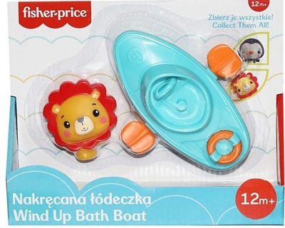 ZABAWKA DO KĄPIELI ŁÓDECZKA LEW FISHER PRICE