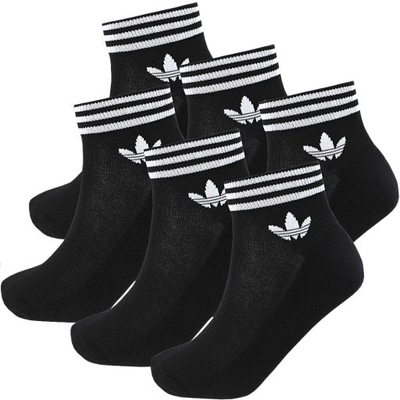 ADIDAS SKARPETKI MĘSKIE SKARPETY 6 PAR R. 43-46