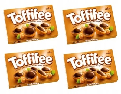 4x 125g TOFFIFEE Bombonierka toffi UK