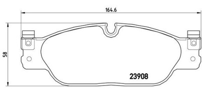 КОЛОДКИ HAM. ПЕРЕДНЯЯ JAGUAR S-TYPE -07 ПЕРЕД