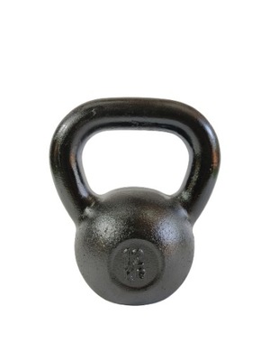 Kettlebell Cast Fitness 12 kg żeliwny czarny