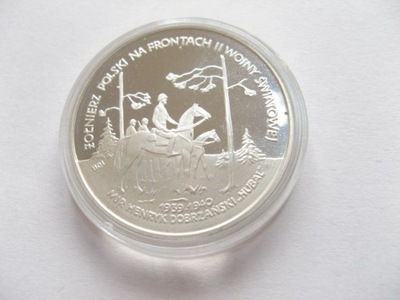 Moneta 100000 zł Hubal 1991 stan 1