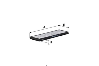 FILTRON FILTRAS KABINOS Z ANGLIMI AKTYWNYM SCANIA P G R T 01.03- 