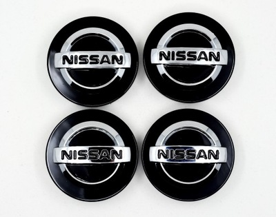 4X NISSAN 60/57 MM КОВПАЧКИ KOŁPACZKI ЗАГЛУШКИ KAPSLE DO ДИСКІВ