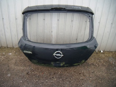Opel corsa d 3d 06- крышка багажника задняя задняя фото №1