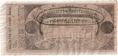 15.hy.Papiestwo, 10 Scudi 1853 (1855) rzadki