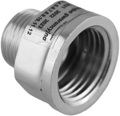 Redukcja chromowana 1/2 3/8 mufa nypel