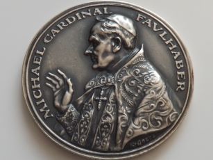 Srebrny medal , Cardinal Michael Faulhaber 1927, rzadkość
