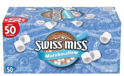 Kakao Swiss Miss 50 porcji 2 kg z Piankami Marshmallow 24h