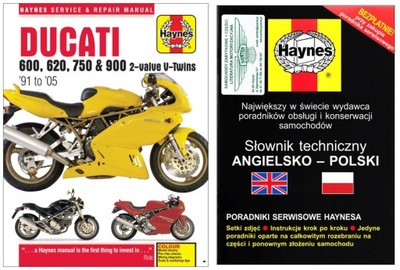 DUCATI 600 750 900 2-VALVE V-TWINS (1991-2005 MANUAL REPARACIÓN +GRATIS 24H  